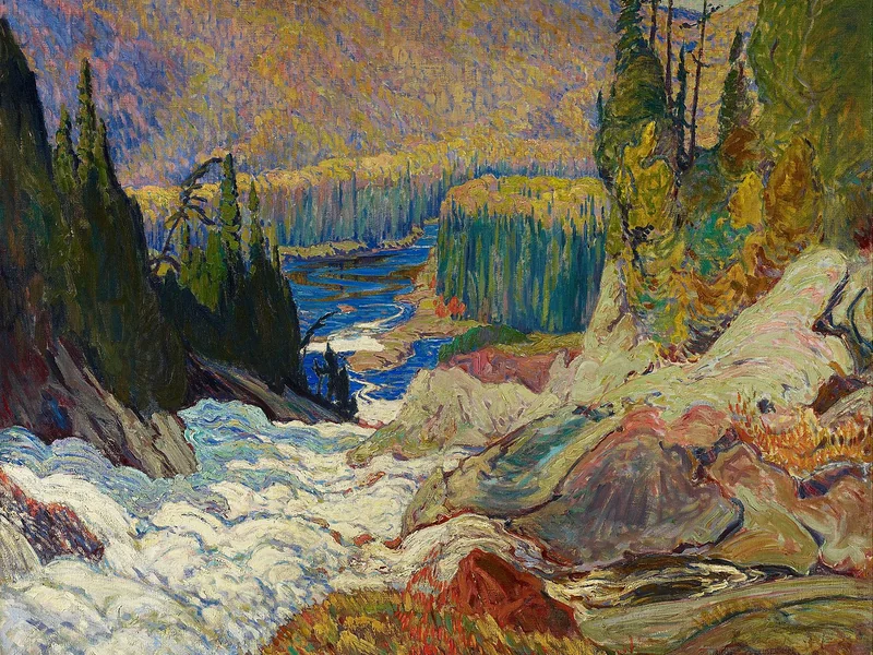 1873-James Edward Hervey MacDonald - Cascate del fiume Montreal
